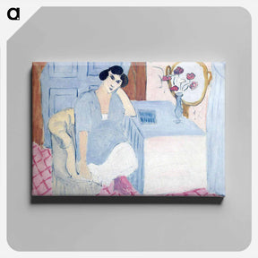アートパネル-The Innatentive Reader - アンリ マティス Canvas.