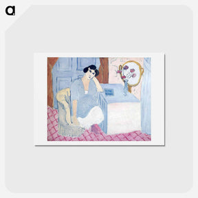 アートポストカード-The Innatentive Reader - アンリ マティス Postcard.