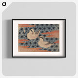 アートポスター-Album of Sketches by Katsushika Hokusai and His Disciples - 葛飾 北斎 Poster.