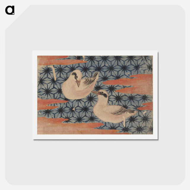 アートポストカード-Album of Sketches by Katsushika Hokusai and His Disciples - 葛飾 北斎 Postcard.