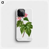 purple flowering raspberry - Pierre Joseph Redouté Phone Case.