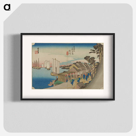 アートポスター-Shoreline Procession
 - 歌川 広重 Poster.