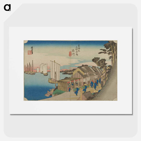 アートポスター-Shoreline Procession
 - 歌川 広重 Poster.