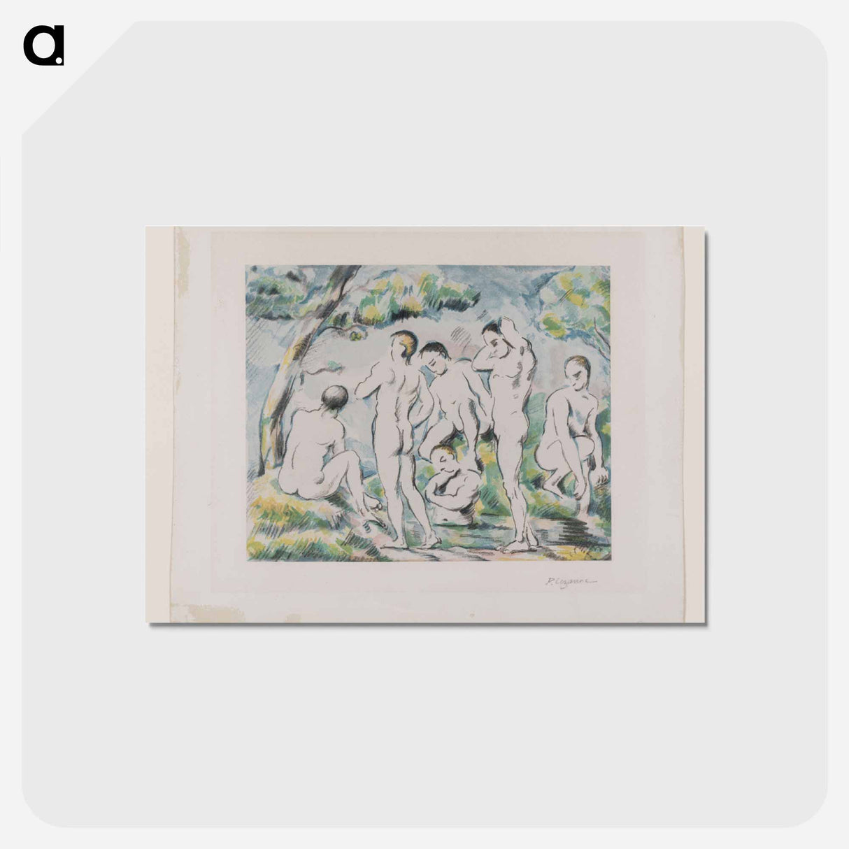 アートポストカード-The Small Bathers
 - バーンズ・コレクション Postcard.