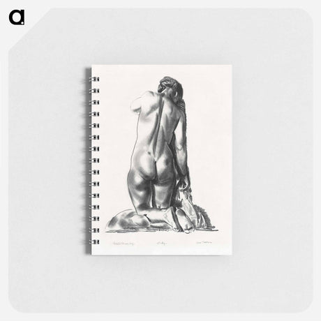 アートメモ帳-Nude Study, Woman Kneeling on a Pillow
 - ボストン公共図書館 Memo.