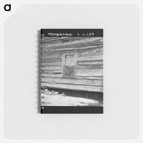 アートメモ帳-Log house of rural non-farm family - ドロテア ラング Memo.