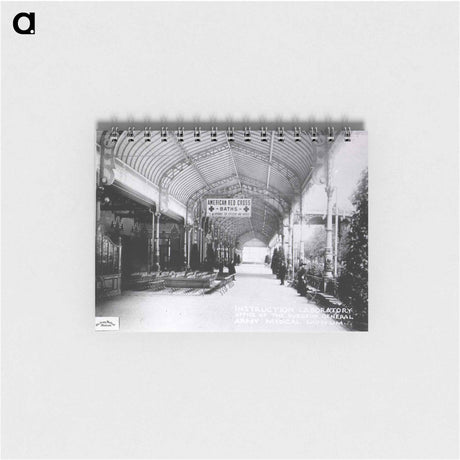 アートメモ帳-U.S. Army Base Hospital No. 36, Vittel, France, Arcade - American Red Cross Baths
 - 国立医学図書館 Memo.