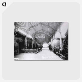 アートポストカード-U.S. Army Base Hospital No. 36, Vittel, France, Arcade - American Red Cross Baths
 - 国立医学図書館 Postcard.