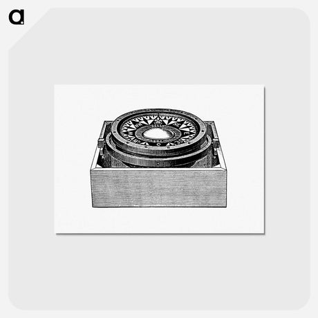 アートポストカード-Mariner's Compass from Advanced Geography
 - 大英図書館 Postcard.