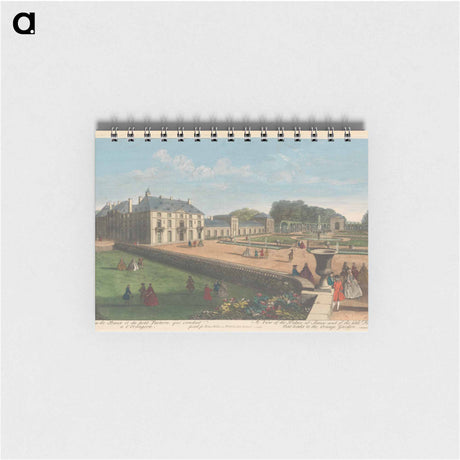 アートメモ帳-A View of the Palace of Seaux and of the little Flower Garden that leads to the Orange Garden
 - イェール大学アートギャラリー Memo.
