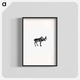 アートポスター-Moose Illustration
 - 大英図書館 Poster.