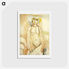 アートポストカード-Nude - アンリ マティス Postcard.