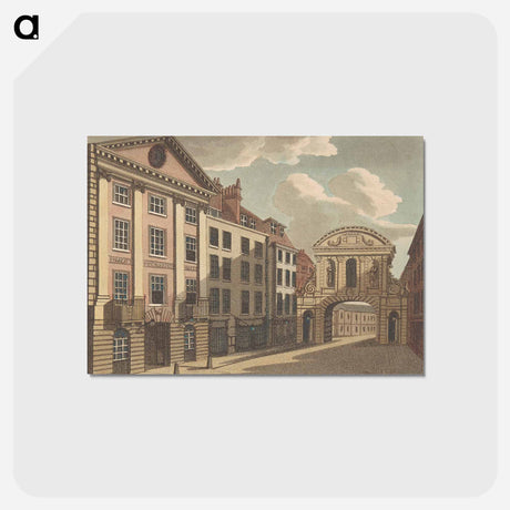 アートポストカード-Middle Temple Gate
 - イェール大学アートギャラリー Postcard.