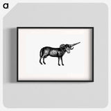 アートポスター-Victorian Goat Engraving
 - 大英図書館 Poster.