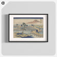 アートポスター-Ancient View of Yatsuhashi in Mikawa Province - 葛飾 北斎 Poster.