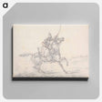 アートパネル-Scraps, no. 33: Mounted Mameluke Brandishing a Sword
 - イェール大学アートギャラリー Canvas.