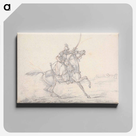 アートパネル-Scraps, no. 33: Mounted Mameluke Brandishing a Sword
 - イェール大学アートギャラリー Canvas.