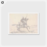アートポストカード-Scraps, no. 33: Mounted Mameluke Brandishing a Sword
 - イェール大学アートギャラリー Postcard.