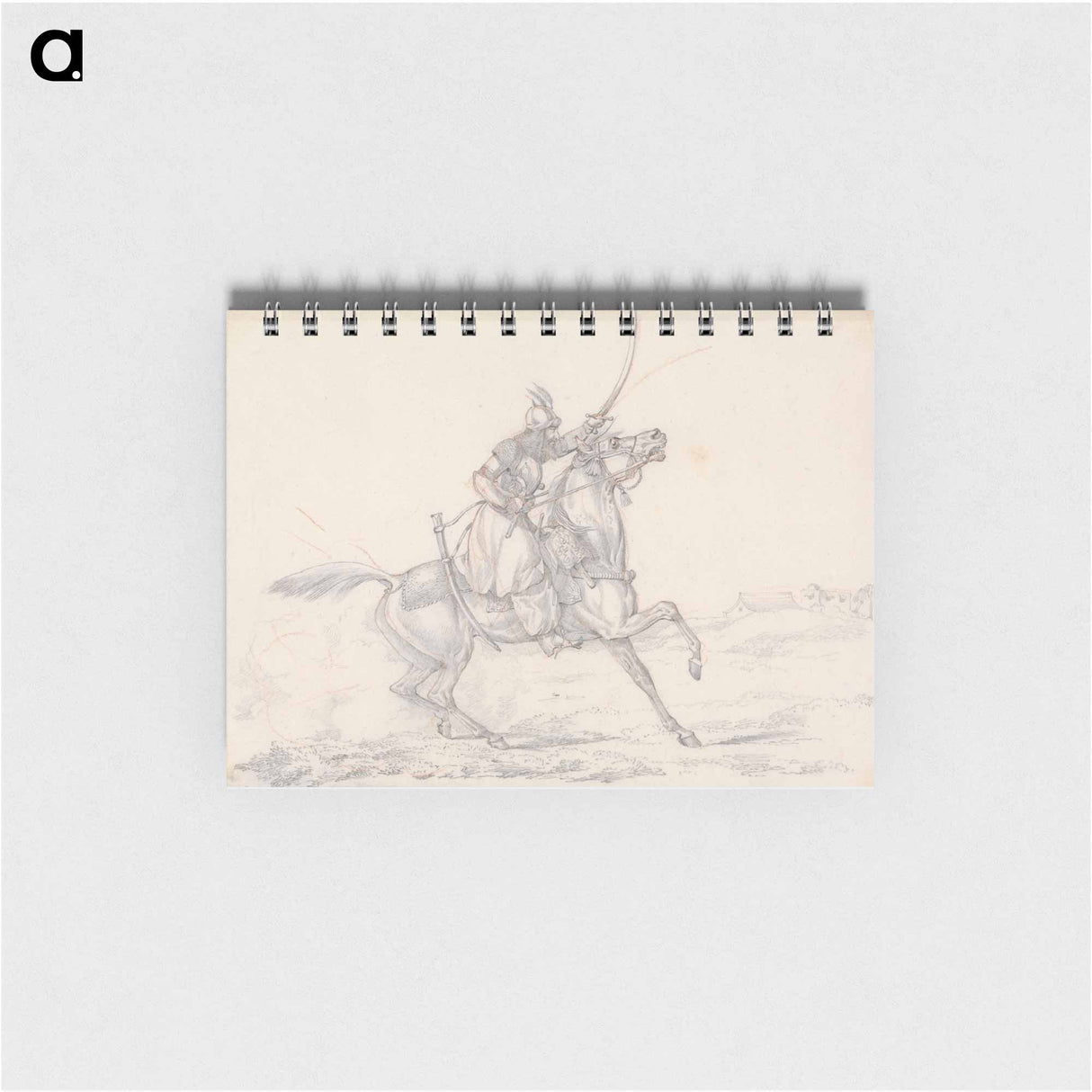 アートメモ帳-Scraps, no. 33: Mounted Mameluke Brandishing a Sword
 - イェール大学アートギャラリー Memo.