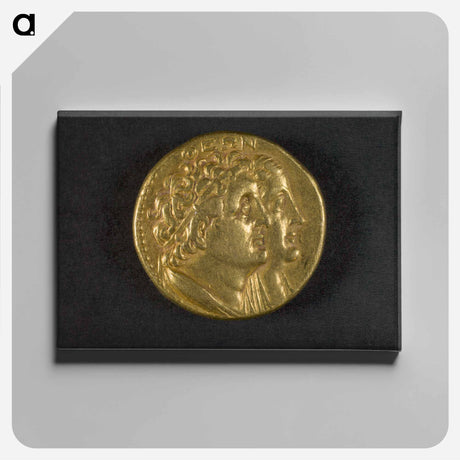 アートパネル-Oktodrachm with Ptolemy and Berenike
 - セントルイス美術館 Canvas.