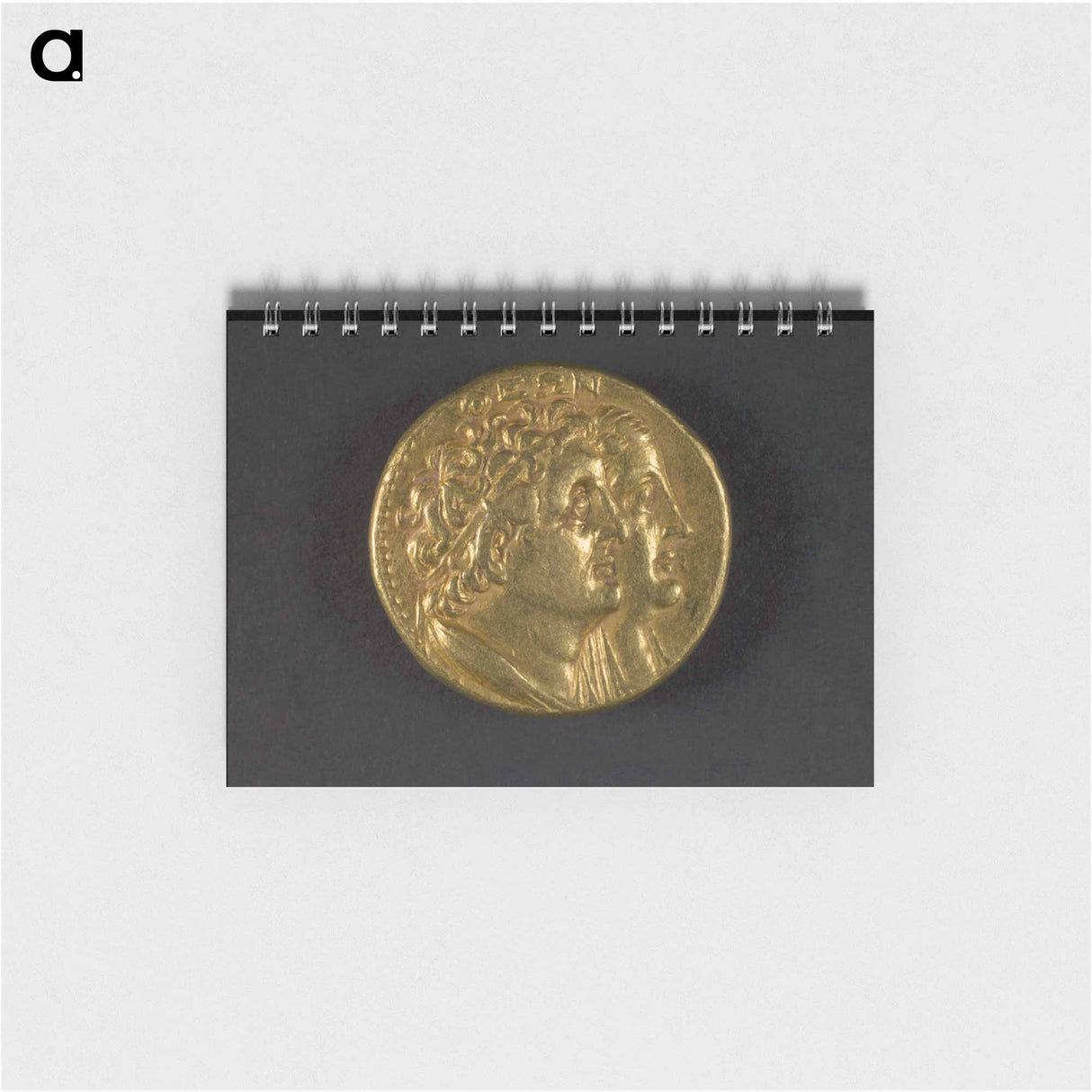 アートメモ帳-Oktodrachm with Ptolemy and Berenike
 - セントルイス美術館 Memo.