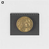 アートメモ帳-Oktodrachm with Ptolemy and Berenike
 - セントルイス美術館 Memo.