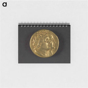 アートメモ帳-Oktodrachm with Ptolemy and Berenike
 - セントルイス美術館 Memo.