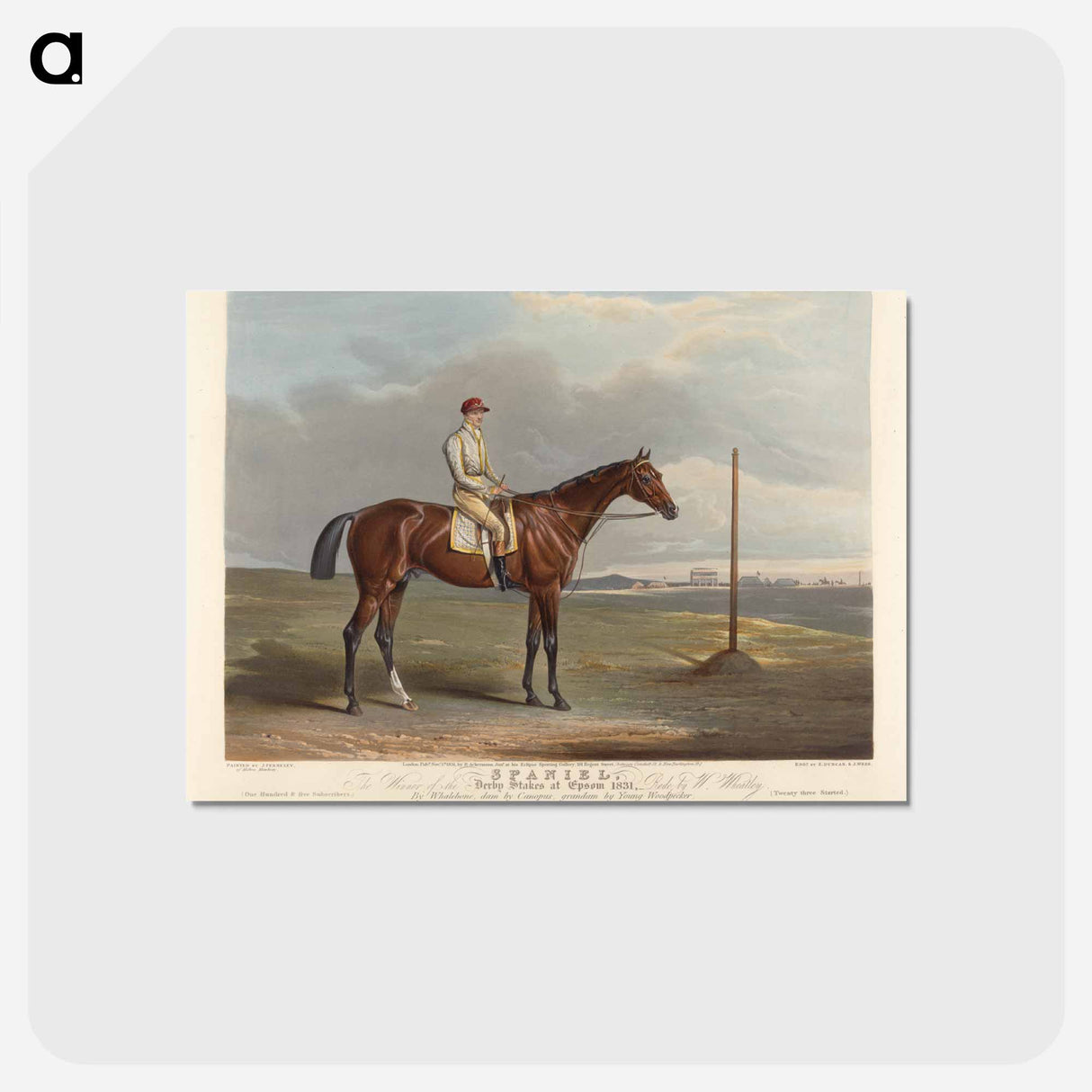 アートポストカード-Spaniel. The Winner of the Derby Stakes at Epsom
 - イェール大学アートギャラリー Postcard.