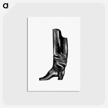 アートポストカード-Shooting Boot
 - 大英図書館 Postcard.