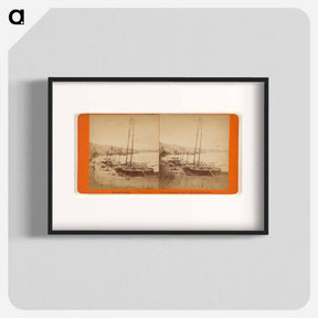 アートポスター-Yachts of the S.F.Y.C. at Rolling Mill Point
 - エドワード マイブリッジ Poster.