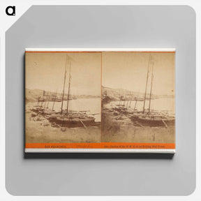 アートパネル-Yachts of the S.F.Y.C. at Rolling Mill Point
 - エドワード マイブリッジ Canvas.
