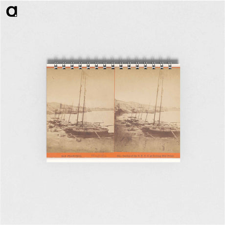 アートメモ帳-Yachts of the S.F.Y.C. at Rolling Mill Point
 - エドワード マイブリッジ Memo.