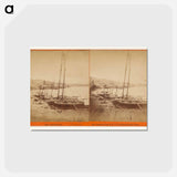 アートポストカード-Yachts of the S.F.Y.C. at Rolling Mill Point
 - エドワード マイブリッジ Postcard.