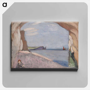 アートパネル-Étretat, La Voile Rouge - アンリ マティス Canvas.