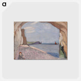 アートポストカード-Étretat, La Voile Rouge - アンリ マティス Postcard.