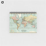 アートメモ帳-Bartholomew's World Chart
 - ボストン公共図書館 Memo.