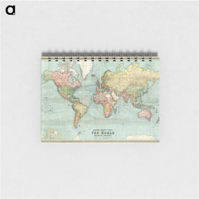 アートメモ帳-Bartholomew's World Chart
 - ボストン公共図書館 Memo.