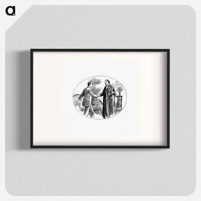 アートポスター-Gentlemen Shaking Hands
 - 大英図書館 Poster.