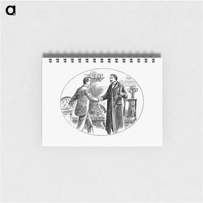 アートメモ帳-Gentlemen Shaking Hands
 - 大英図書館 Memo.