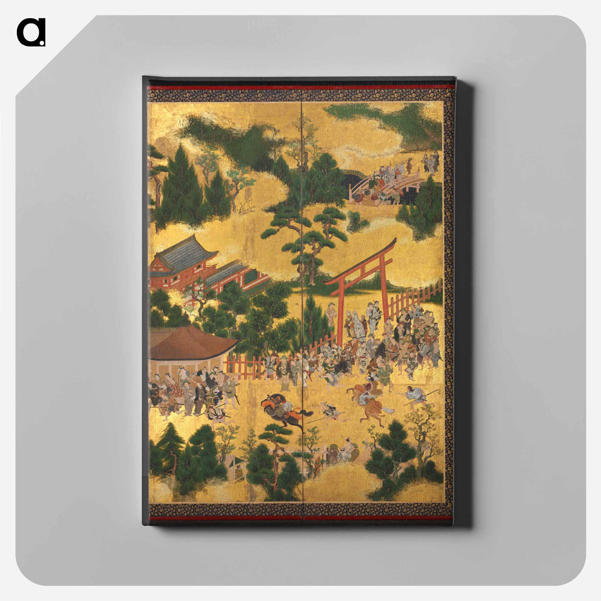アートパネル-Horse Race at the Kamo Shrine
 - クリーブランド美術館 Canvas.