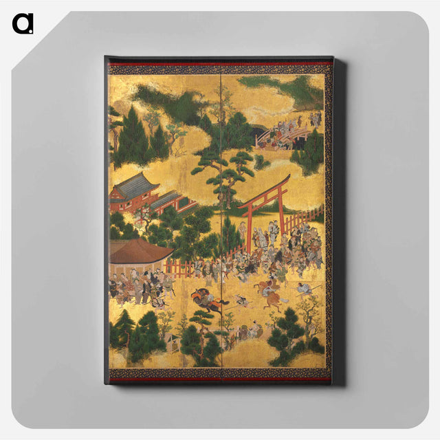 アートパネル-Horse Race at the Kamo Shrine
 - クリーブランド美術館 Canvas.
