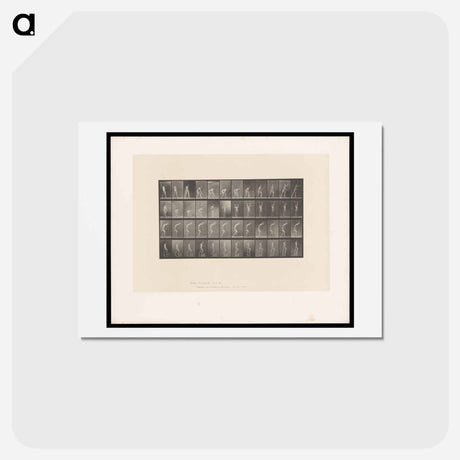 アートポストカード-Naked Man in Motion
 - エドワード マイブリッジ Postcard.