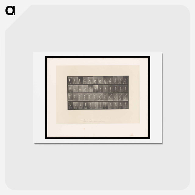アートポストカード-Naked Man in Motion
 - エドワード マイブリッジ Postcard.