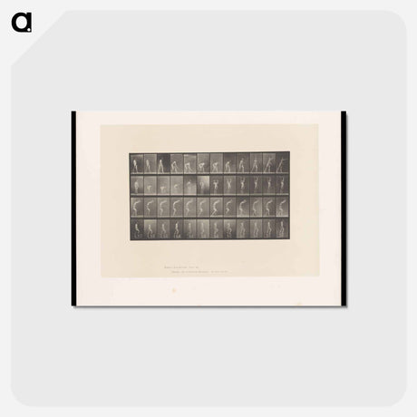 アートポストカード-Naked Man in Motion
 - エドワード マイブリッジ Postcard.