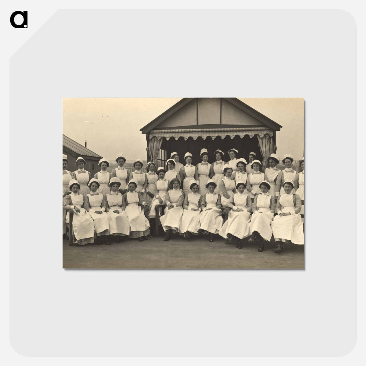 アートポストカード-Day Nurses, King George Military Hospital
 - 国立医学図書館 Postcard.