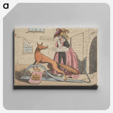 アートパネル-Fox in a Trap & The Constitution Preserved
 - イェール大学アートギャラリー Canvas.