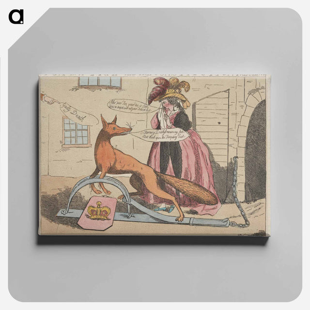 アートパネル-Fox in a Trap & The Constitution Preserved
 - イェール大学アートギャラリー Canvas.