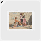アートポストカード-Fox in a Trap & The Constitution Preserved
 - イェール大学アートギャラリー Postcard.