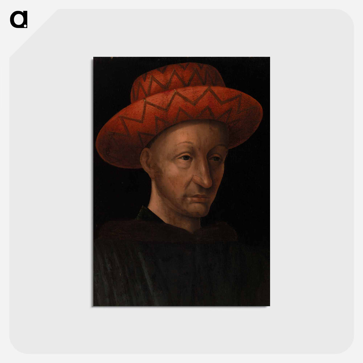 アートポストカード-Portrait of Charles VII
 - バーンズ・コレクション Postcard.