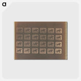 アートポストカード-Irregular Gait
 - エドワード マイブリッジ Postcard.